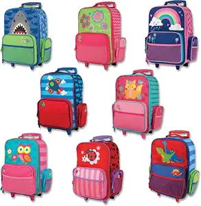 20-35L Rolling Rugzakken Custom Print Kids Bagage Wielen Duurzaam Rugzak Met Wielen Trolley Schooltassen Voor Meisjes Jongens Kids