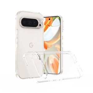 2.0mm Cristal Téléphone Etui Coque Clair TPU Téléphone Portable Housse de Téléphone Portable pour <span class=keywords><strong>Google</strong></span> Pixel 9 <span class=keywords><strong>Pro</strong></span> 10 XL 5G 9A 8 8A 7 7A <span class=keywords><strong>6</strong></span> 6A - Product Image 1