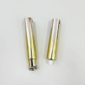 Tubos de plástico ABL de oro brillante, tamaños de 50-100g <span class=keywords><strong>con</strong></span> tapa de gota de agua acrílica para cosméticos, pasta de dientes, loción bronceadora - Product Image 1