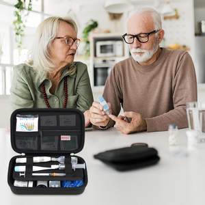 Reiseetui für Diabetikerbedarf, für Diabetes-Testkits, Insulinpens, Teststreifen, Lancetten, Nadeln und andere Diabetikerbedarfsartikel - Product Image 6
