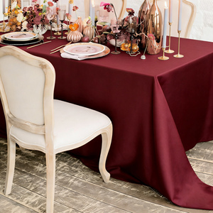 Nappe <span class=keywords><strong>rectangulaire</strong></span> au prix d'usine, couvre-table <span class=keywords><strong>rectangulaire</strong></span>, <span class=keywords><strong>toile</strong></span> <span class=keywords><strong>cirée</strong></span> <span class=keywords><strong>rectangulaire</strong></span> pour hôtels et mariages - Product Image 4