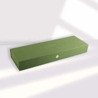 Venta al por mayor logotipo personalizado de cartón verde de embalaje Flip Top Eco cajas de papel de lujo caja de regalo magnética