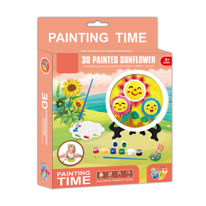 Vendita Calda: Kit Pittura 3D Girasole in Gesso per Bambini - Giocattoli Educativi per <span class=keywords><strong>Disegno</strong></span> e Colorazione Fai-da-Te - Product Image 2