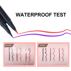 Crayon eyeliner néon à séchage rapide imperméable à l'eau de marque privée, sans cruauté sur les animaux végétalien noir mat stylo eyeliner liquide - Product Image 4