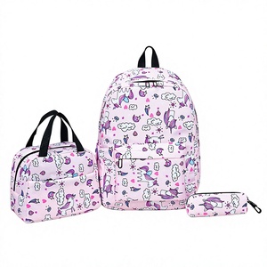 <span class=keywords><strong>Sac</strong></span> à <span class=keywords><strong>dos</strong></span> tendance 2026 en nylon imperméable imprimé, ensemble trois pièces, capacité 20-35L, pour garçons et filles, collégiens, activités de plein air - Product Image 1