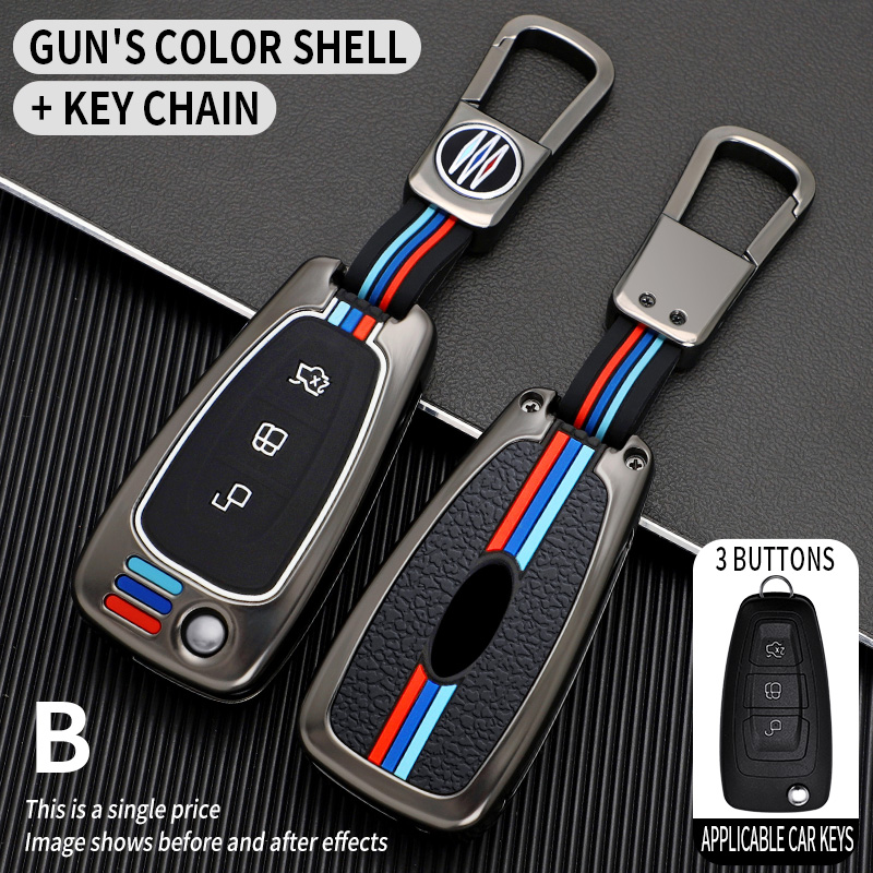 B Gun Metal+Key Ring