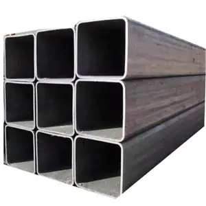 ASTM tube carré en acier galvanisé A36, section creuse de haut niveau, 40x40, tube carré rectangulaire en acier