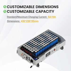 Aangepaste 48V 40Ah Samsung 50GB Lithium-batterij, schokbestendig, hoge vermogensstabiliteit, stabiele ontlading voor elektrische tankwielen, dynamische beweging - Product Image 2