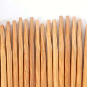 24Cm Eco-Friendly Reusable Gift Custom Logo Print <b>Twist</b> Shape Bamboo Chopsticks for Cooking and Eating - Product Image 5