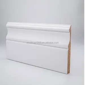 Современная подкладка для плинтуса, водонепроницаемая отделка S3, грунтованная деревянная плинтус, дверная подкладка, деревянная доска из МДФ