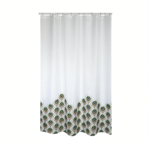 Cortina de ducha de tela de poliéster con diseño de patrón de ojos, 180x200 cm, para decoración de baño - Product Image 2