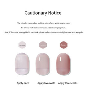 Vernis à ongles en gel translucide nude OEM personnalisé avec logo, 182 couleurs, 7,3 ml, pour manucure semi-permanente, vernis à ongles en gel à faire tremper, ensemble de vernis - Product Image 5