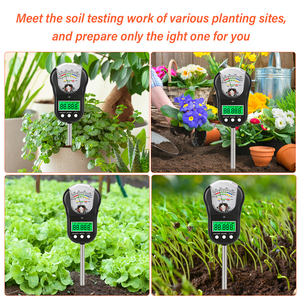 <span class=keywords><strong>Testeur</strong></span> de sol YIERYI 7 en 1, détecteur numérique de pH, d'<span class=keywords><strong>humidité</strong></span>, de température, de luminosité et de fertilité pour le jardin, la ferme et les soins des plantes - Product Image 6