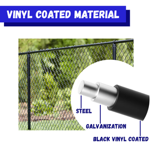 Phong cách cao hàng rào vườn với thép mạ kẽm nóng và PVC tráng chi phí thấp Cyclone bện Chuỗi liên kết cho khu vườn - Product Image 5