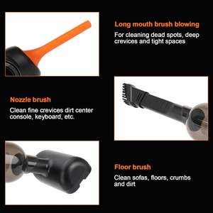 Aspiradora de Mano Eléctrica inalámbrica de succión fuerte con carga USB portátil pequeña 2 en 1 para coche con <span class=keywords><strong>bomba</strong></span> de aire soplador de polvo - Product Image 3