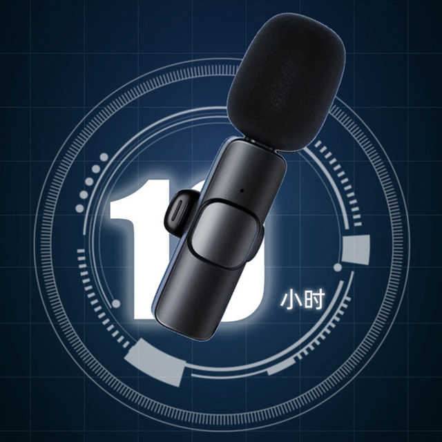 Type C Trending Products Clip Mic Noise Reduction Wireless Lavalier Microphone Stream for YouTube Tiktok Live
