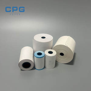 กระดาษความร้อนเกรดอุตสาหกรรมขายส่ง ขนาด 57x45 80x70 มม. 65 แกรม รักษาภาพได้นาน สำหรับงานทางการแพทย์และงานค้าปลีก - Product Image 1