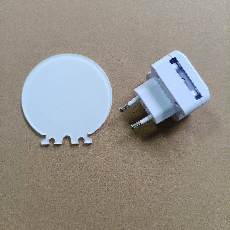 Acrylique rond - 80x82,2x4mm - Prise EU