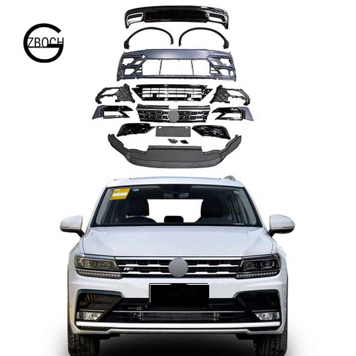 VWティグアンフェイスリフトRラインカーバンパー用自動車部品カー 