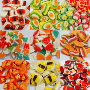 Bonbons en forme de fruits en vrac Bonbons halal gommeux Vente en gros Gomme de confiserie Fournisseur de bonbons gommeux - Product Image 3