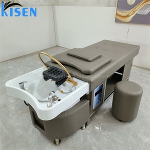 เตียงสระผมแบบนอน ยี่ห้อ Kisen รุ่นยอดนิยม พร้อมอ่างน้ำสำหรับทำสปาและบำบัดด้วยน้ำ - Product Image 2