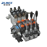 Vanne de commande hydraulique électrique multi-directionnelle à télécommande, distributeur à levier 12V 24V CC pour levage hydraulique 5 6 7 8 voies