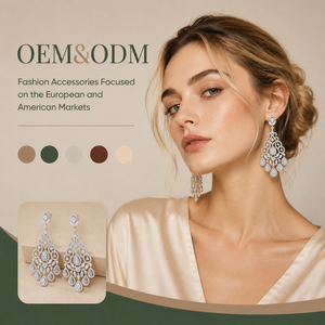 Boucles d'oreilles pendantes en argent plaqué vintage, filigrane, multi-zirconiums cubiques, style chandelier, pour mariage, bijoux pour femmes, OEM/ODM - Product Image 1