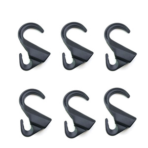 Corde en plastique <span class=keywords><strong>crochet</strong></span> vélo bagages fixe sangle corde crochets 8mm élastiques <span class=keywords><strong>pour</strong></span> la fixation Camp tente bâche vêtements suspendus - Product Image 5