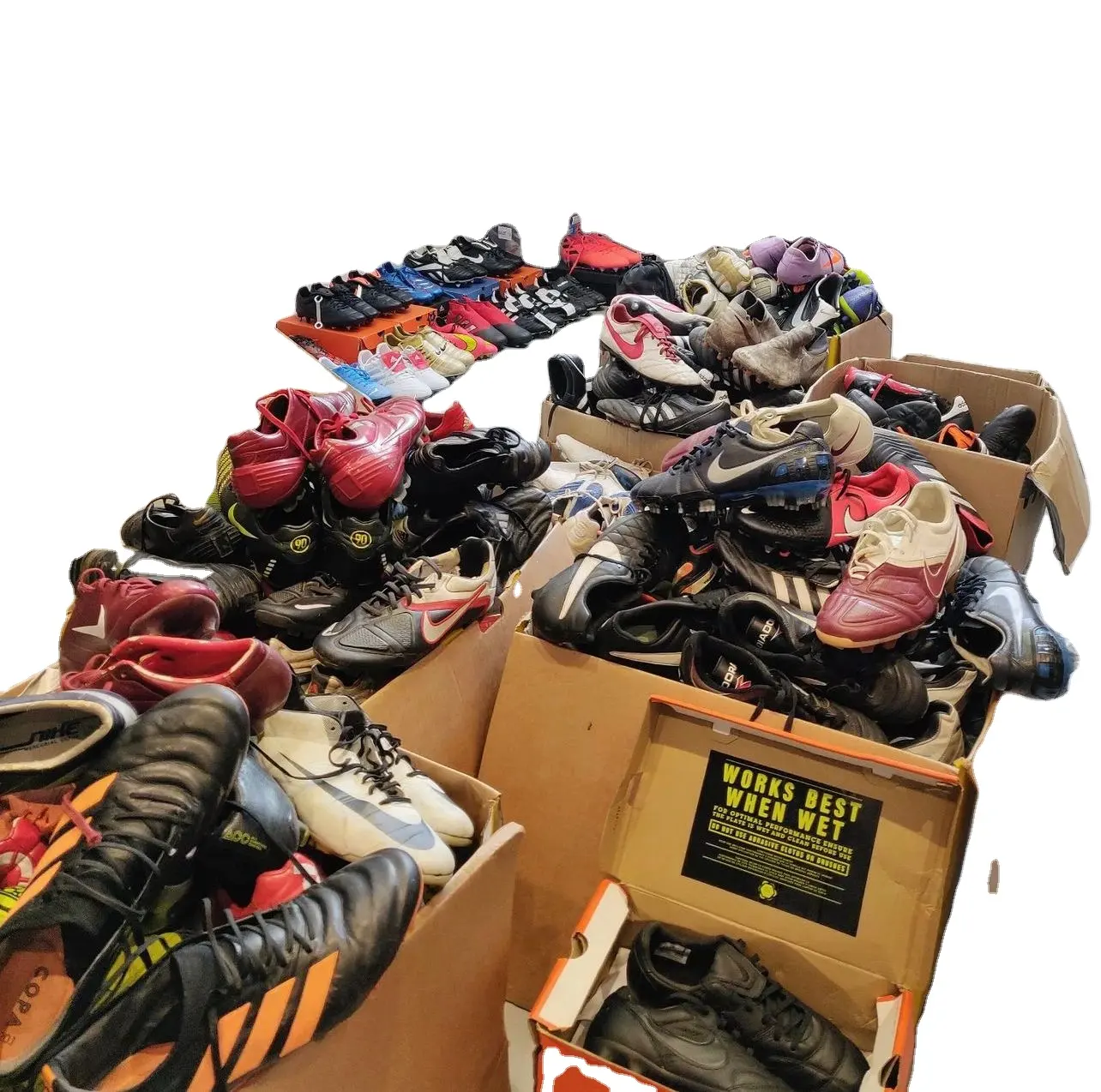 Wholesale Premium Quality Used Football Shoes from Turkey for sale at cheap prices Buy Fairly Used football shoes in stock