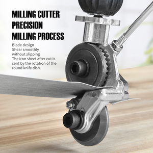 Máy khoan cầm tay điện Máy cắt tấm kim loại Máy khoan điện Dụng cụ cắt tấm sắt Phụ kiện - Product Image 5