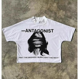 Camiseta Personalizada Vintage con Efecto Ácido, Cuello Redondo, 100% Algodón Grueso, Impresión DTG, Corte Cuadrado, Camiseta Gráfica para Hombre - Product Image 3