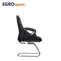 Chaise de bureau en cuir EGROspace pour fournisseur, mobilier de direction, visiteur, manager, cadre supérieur, formation et réunion