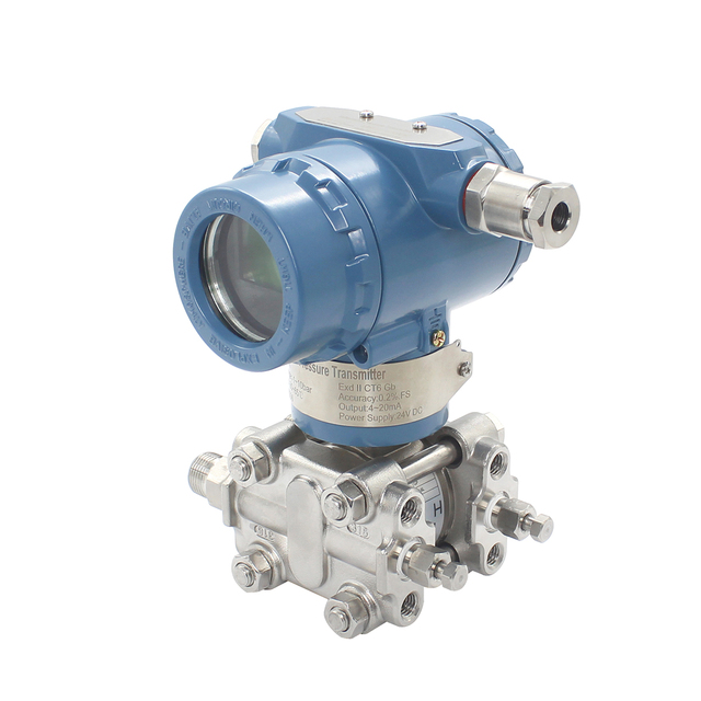 Intelligent Differential Pressure Transmitter -1~10bar 4-20mA 24V DC 0.2%.FS Explosion-proof Pressure Transmitter