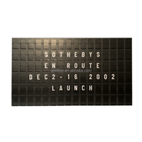 Afficheur à flaps séparés, panneau publicitaire à lettres mobiles