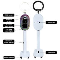 Nuevo Fotomatón con Pantalla Táctil de 15.6 Pulgadas, Anillo de Luz, Cámara DSLR, Espejo para Selfies, para Eventos Corporativos