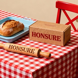 กล่องใส่ขนมปังพิซซ่าขนมปังแผ่นใหญ่แบบใช้แล้วทิ้งพร้อมแผ่นฟอยล์สีทองและพิมพ์ลายนูนพร้อมโลโก้ - Product Image 3