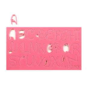 Acrylic Letter Alphabet Mold Press Cookie Cutter DIY Cake Stamp