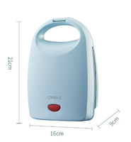 Machine à noix avec plaque fixe antiadhésive 1200W, poignée froide au toucher, contrôle du thermostat, voyant de prêteurêt, coupure de sécurité, rangement compact