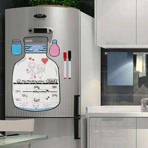 Calendario de pizarra magnética semanal, organizador de nevera, tablero de borrado en seco - Product Image 5