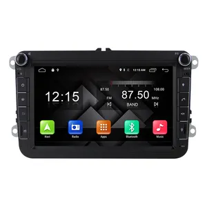 Ucuz 8 ''2din Android 6.0 araba radyo GPS VW Golf 5 için 6 Polo Sedan Passat B7 B6 koltuk tiguan EOS T5 multimedya oynatıcı 2G + 16G