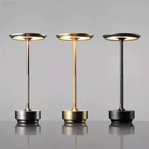 Convenient Charging Touch Hotel Bar Living Room Luxury Bedside Restaurant Atmosphere Table Light Rechargeable Lamp Decoration