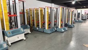 Servo Kontrollü Üniversal Çekme <span class=keywords><strong>Test</strong></span> Cihazı, Soyulma, Yırtılma, Sıkıştırma Testi Malzeme <span class=keywords><strong>Test</strong></span> Cihazı - Product Image 5