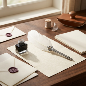 Stylo <span class=keywords><strong>plume</strong></span> en métal pour la <span class=keywords><strong>calligraphie</strong></span>, l'écriture et le <span class=keywords><strong>dessin</strong></span> - Style vintage artiste, anime, bande <span class=keywords><strong>dessin</strong></span>ée, gothique - Product Image 4