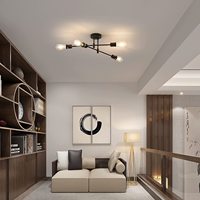 Lustre SkyCam de style traditionnel moderne E27 E26, lampe décorative, éclairage de plafond intérieur