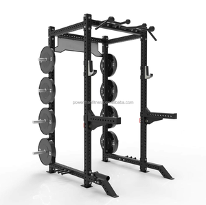 <span class=keywords><strong>POWERMAN</strong></span> Vente en gros haut de gamme pour Smith Machine Power Rack avec construction métallique noire pour entraînement complet du corps, usage commercial - Product Image 4