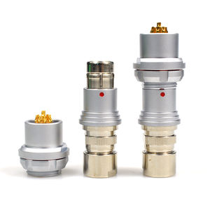 F-serie hybride elektrische glasvezelconnector 360 °   EMC-afscherming voor gevoelige signaaloverdracht - Product Image 5