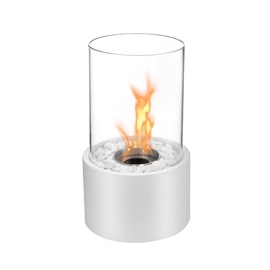 Actory-<span class=keywords><strong>chimenea</strong></span> de etanol de metal para uso en exteriores, lámpara portátil redonda de sobremesa para fogatas de aceite, minifogatas sin humo - Product Image 2