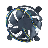Dissipateur Thermique CPU pour Carte Mère LGA1150 Ventilateurs de Refroidissement PC 1151 Radiateur 1200 90mm pour Ordinateur de Bureau 1156 Processeur 1155