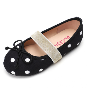 Girls <b>Soft</b> Soles Flat Dress on <b>Shoes</b> Cute Bow Children Dots Print <b>Shoes</b> - Product Image 6