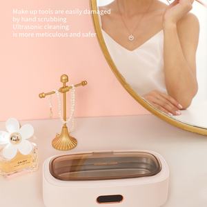 Nettoyeur à ultrasons portable 45 kHz haute fréquence pour bijoux, lunettes, montres, outils de maquillage pour usage domestique - Product Image 2